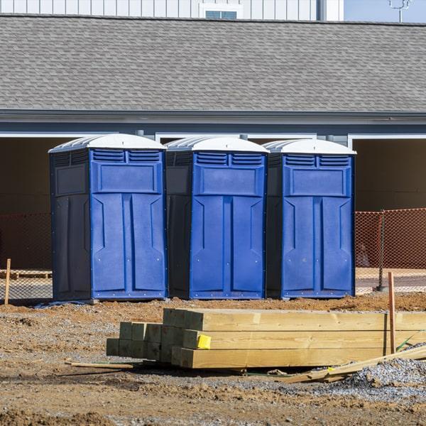Heavy-duty construction site porta potty in Glens Falls, New York